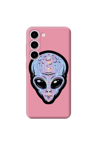 Other Samsung S23 Plus Alien Pink Colored Silicone TPU Θήκη