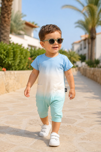 Babyhola Unisex Colorful Baby Summer Seasonal Jumpsuit 20321