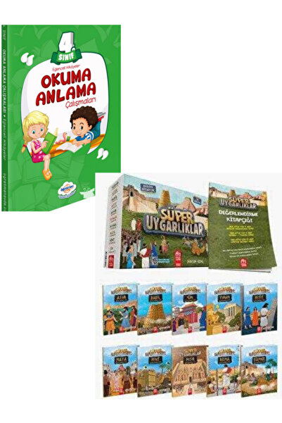 AV YAYINLARI ÖĞRETMEN EVDE 4 SINIF OKUMA ANLAMA ÇALİŞMALARI+MODEL ÇOCUK 3 4 S...