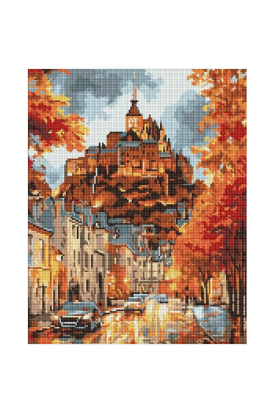OEM Mozaic diamantat Ideyka Oras de Toamna 40x50 cm 5D AB