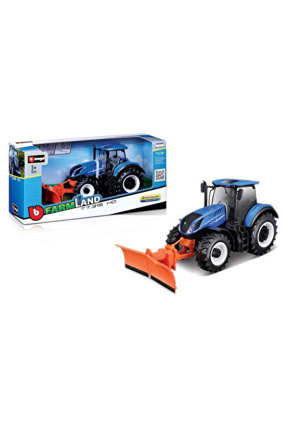 OEM Model Metalic al Tractorului Agricol New Holland T7.315 HD - Bburago