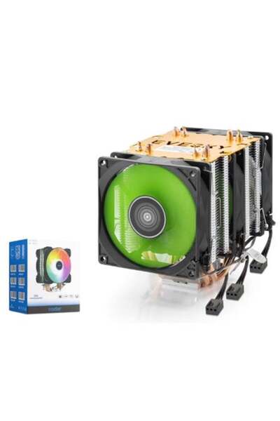 NODAR Nd2603 Cpu Tower Type Processor Cooler Three Fans 90 mm Black