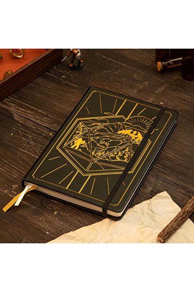 OEM Jurnal de RPG Dungeons & Dragons 5e Negru - Înregistrează-ți Aventurile