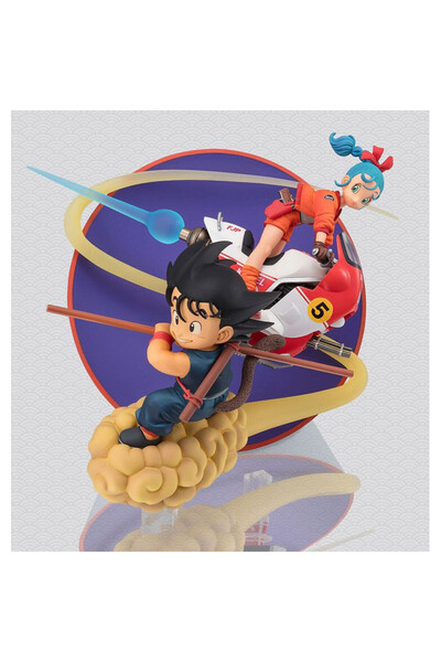 OEM Figurina Figuarts ZERO Son Goku si Bulma, 18 cm, multicolor, set