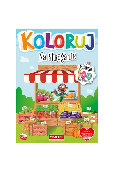 OEM Martel Set de colorat pentru copii La taraba Colecția 100