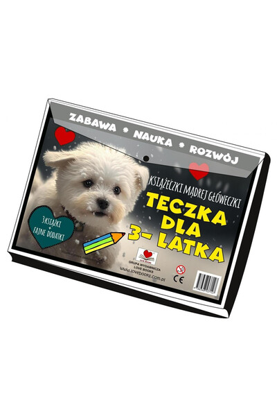 OEM Set de cărți educative „Love Books” pentru 3 ani, set de 3 cărți cu autoc...