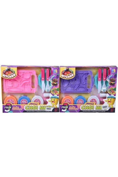 OEM Merkpol Choi Mud – Set de plastilină de bucătărie 3 culori + forme