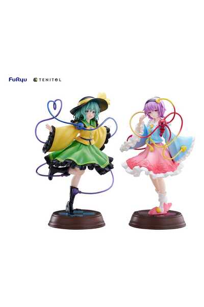 OEM Figurina FURYU Touhou Project, Koishi si Satori Komeiji, 22 cm, multicolo...
