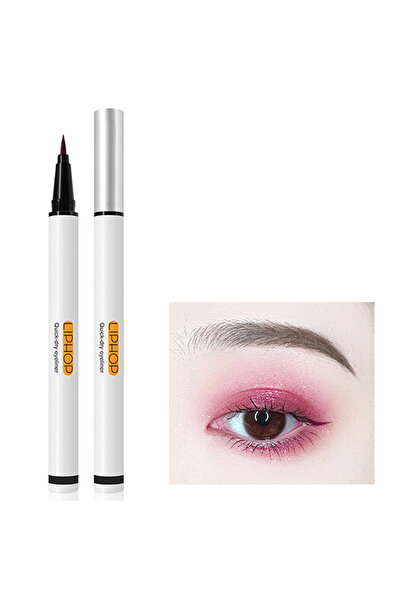 La meila LIPHOP Μαρκαδόρος eyeliner με λεπτή μύτη 10γρ. χρώμα: 2 # Μωβ
