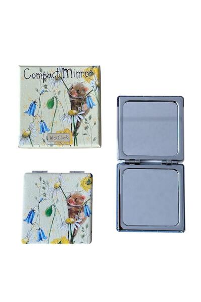 OEM Oglinda compacta Soarece si flori Alex Clark 70x70 mm