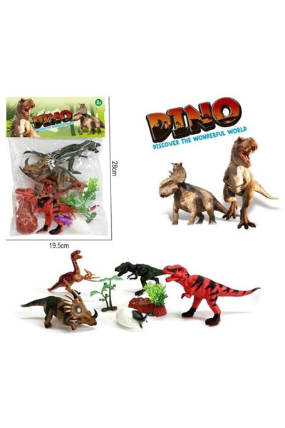 OEM Set de figurine dinozauri Merkpol - aventuri jurasice în miniatură