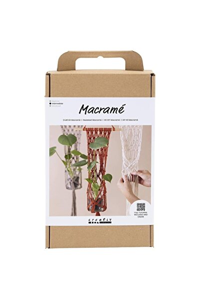 OEM Set Stepp pentru macrame, suporturi de flori DIY, 3 ace, 3 bețe de lemn