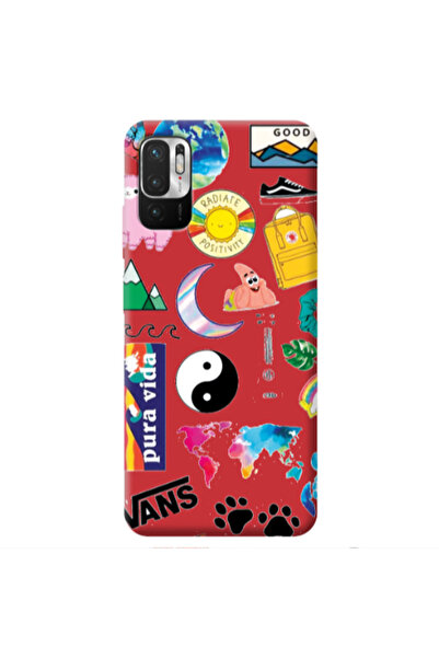 Other Xiaomi Redmi Note 10 Pro 5G Vans Red Colored Silicone TPU Θήκη