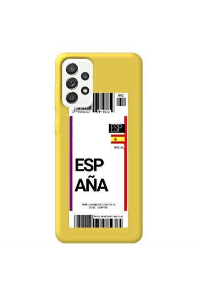 Other Samsung A52 Espana Arrival Yellow Colored Silicone TPU Θήκη