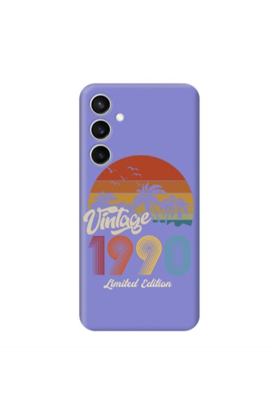 Other Samsung S24 FE Vintage Purple Colored Silicone TPU Θήκη