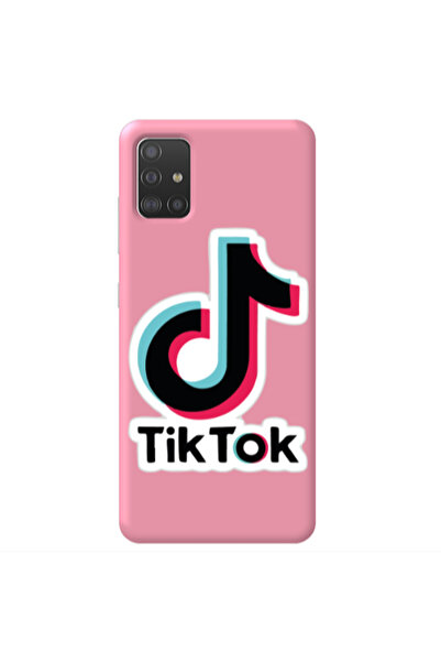 Other Samsung A51 Tik Tok Pink Colored Silicone TPU Θήκη