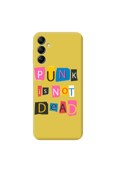 Other Samsung A14 5G Punk is not Dead Yellow Colored Silicone TPU Θήκη