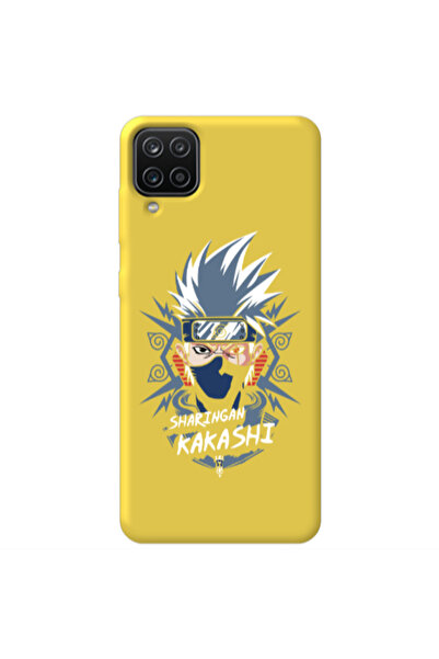 Other Samsung A12 Anime Mangoo Yellow Colored Silicone TPU Θήκη