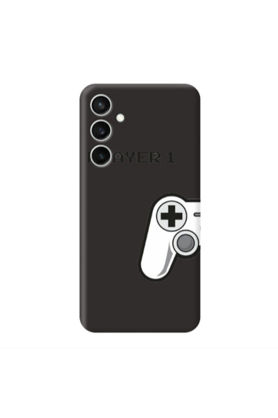 Other Samsung S24 Plus Player 1 Black Colored Silicone TPU Θήκη