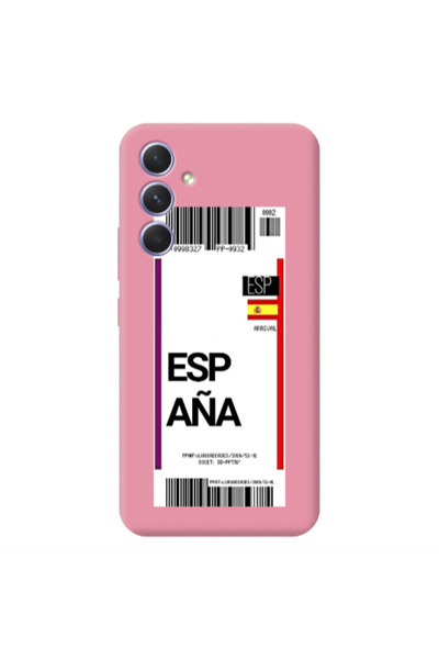 Other Samsung A54 Espana Arrival Pink Colored Silicone TPU Θήκη
