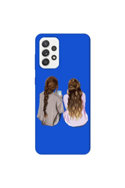 Other Samsung A52 Friends Blue Colored Silicone TPU Θήκη