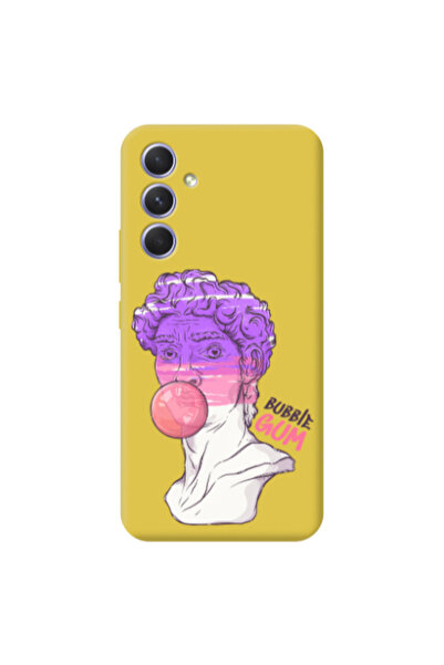 Other Samsung A36 Pin Bubble Yellow Colored Silicone TPU Θήκη