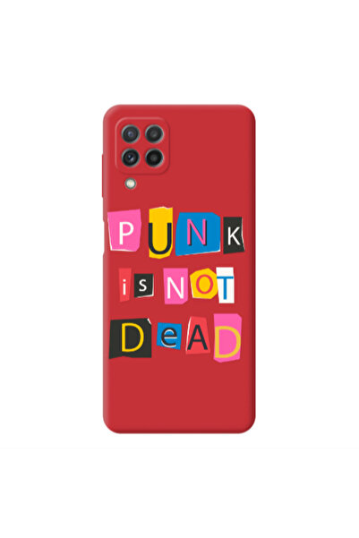Other Samsung A22 4G Punk is not Dead Red Colored Silicone TPU Θήκη