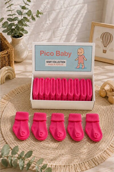 Pico Baby جوارب أطفال حديثي الولادة من القطن العضوي، للجنسين، طقم فاخر مكوّن ...