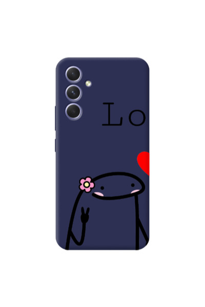 Other Samsung A26 Love 1 Dark blue Colored Silicone TPU Θήκη