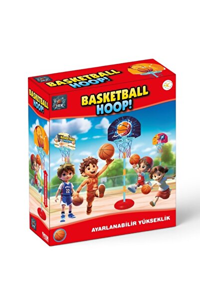 JRK Çocuk Basketbol Potası Seti - Ayarlanabilir Boy, Standlı Basketbol Filesi