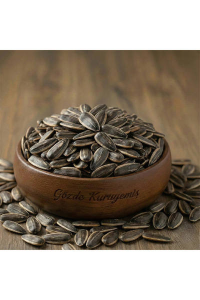Gözde Kuruyemiş KAVRULMUŞ TUZSUZ SİYAH ÇEKİRDEK Premium Kalite 250 gr