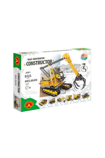 ALEXANDER Joc Constructor PRO - Melman, 866 piese, joc STEM, 8+