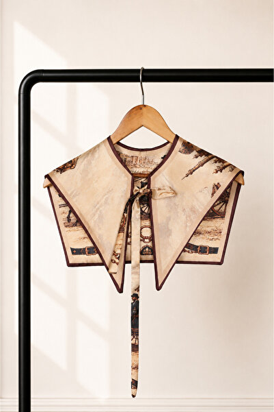 LERAIY Horse Carriage Vintage Patterned Shoulder Shawl