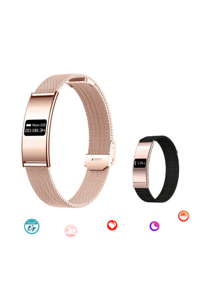 Lommad Bratara Fitness Smart Lommad® Unisex, Apel Bluetooth, Ritm cardiac, Ox...