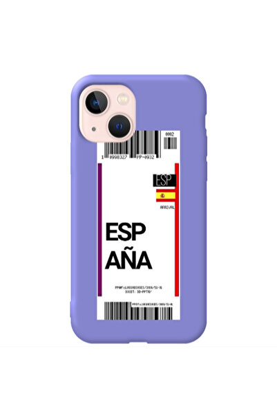 Other Apple iPhone 13 Espana Arrival Purple Colored Silicone TPU Θήκη