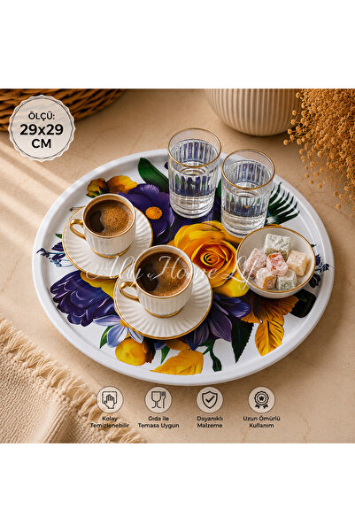 ALY home life Patterned Tray 29X29 cm