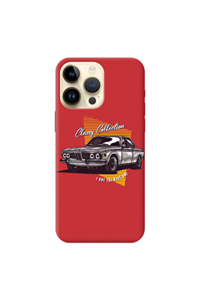 Other Apple iPhone 13 Pro Max Classy Collection Red Colored Silicone TPU Θήκη