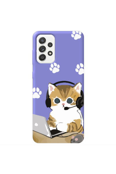 Other Samsung A52 Call Center Purple Colored Silicone TPU Θήκη