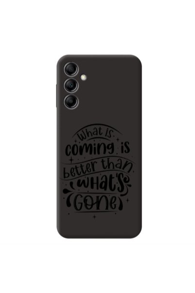 Other Samsung A14 5G What is coming Black Colored Silicone TPU Θήκη