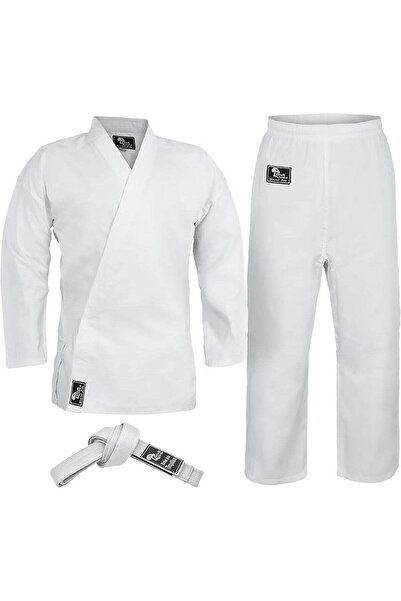 Generic Karate Uniform for Kids & Adults, Polycotton Martial Arts Gi with Whi...