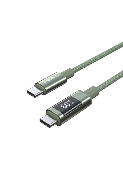 CHOETECH Cablu USB-C la USB-C 60W pentru încărcare și date 1.2m Verde