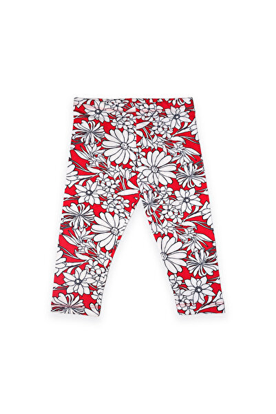 LOVETTI White Rose Patterned Capri for Girls