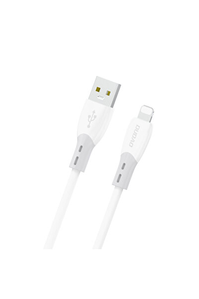 DUDAO Cablu L25SL USB-A la Lightning 30W 1m Alb