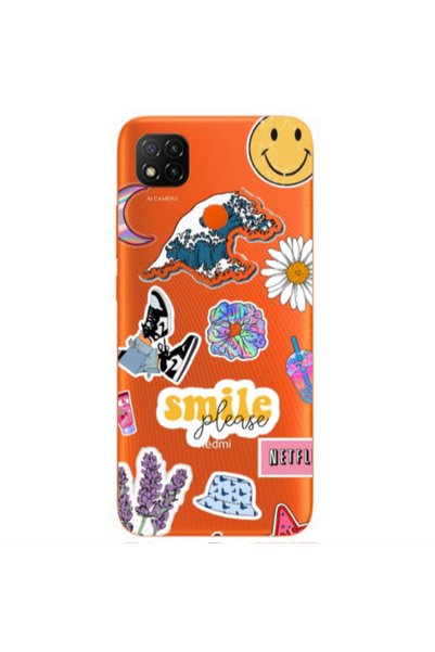 Other Xiaomi Redmi 9c Smile Moon Transparent Silicone TPU Θήκη