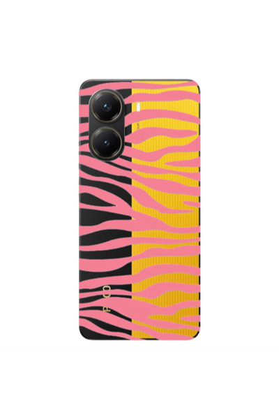 Other Xiaomi Poco X7 Pro Pink Zebra Transparent Silicone TPU Θήκη