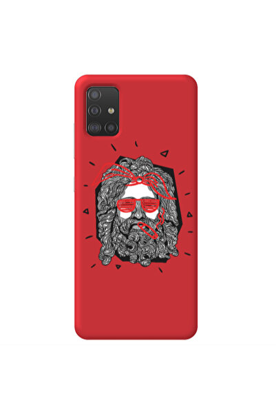 Other Samsung M31S Cool glasses Red Colored Silicone TPU Θήκη