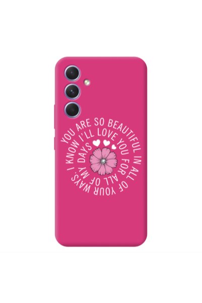 Other Samsung A54 Your Ways Fuchsia Colored Silicone TPU Θήκη