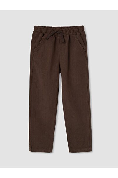 LC Waikiki Lcw Kids Brown Boys' Basic Pants