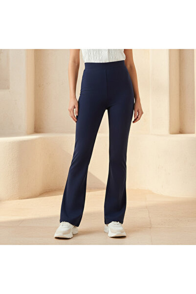 FAV High-Rise Leggings with Flared Pattern