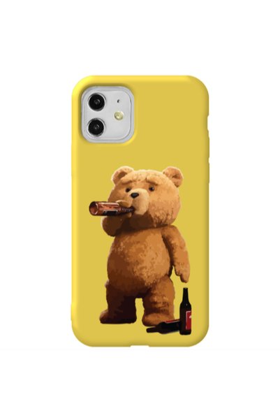 Other Apple iPhone 11 Beer Time Yellow Colored Silicone TPU Θήκη